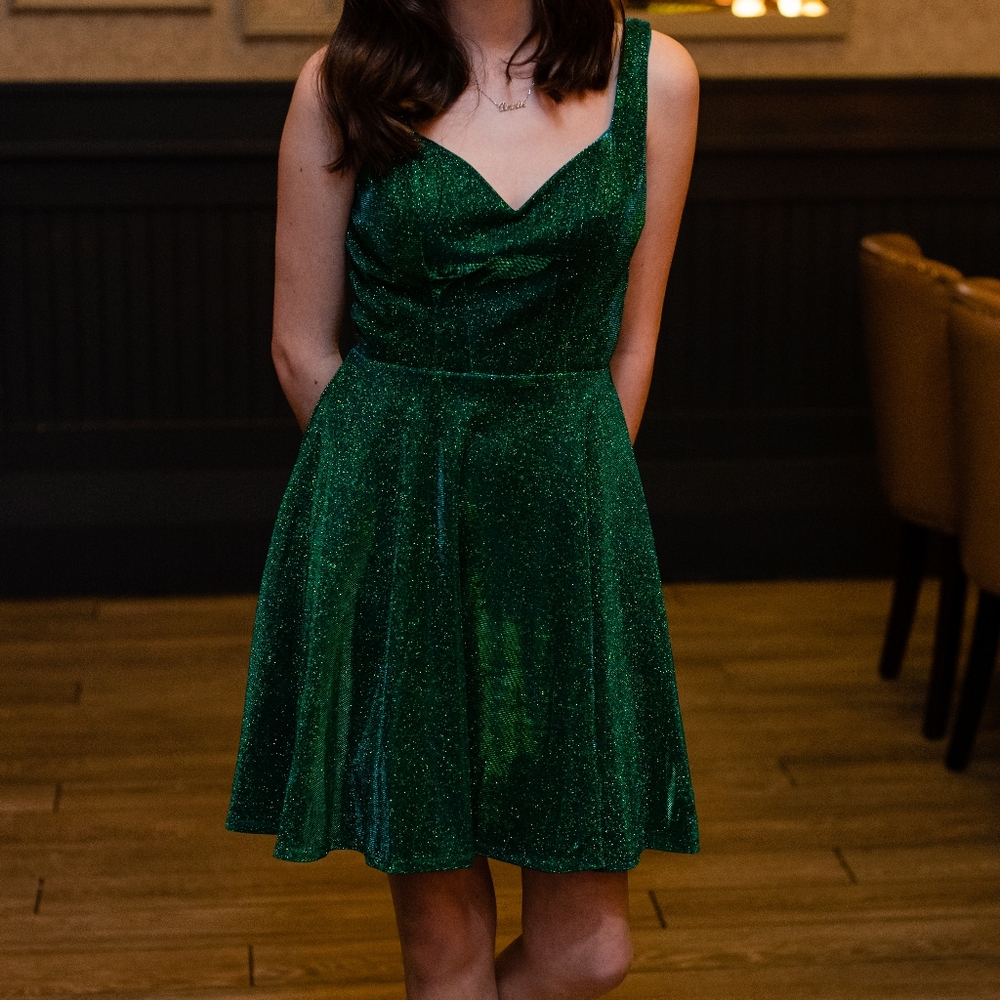 Sparkling Green Dress